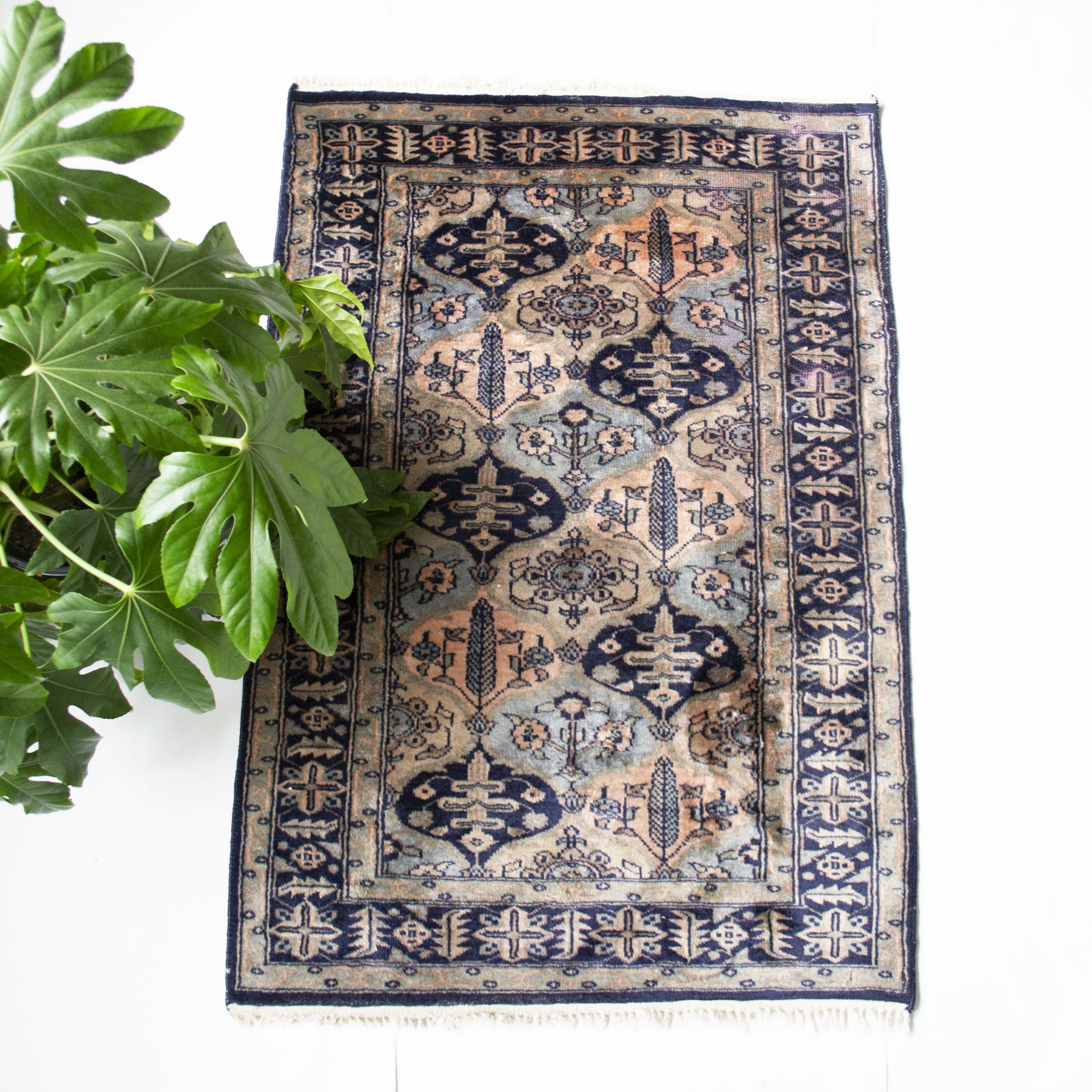 US dollar Kleverig Sluier Vintage Perzisch tapijt/vloerkleed pastel - End of April