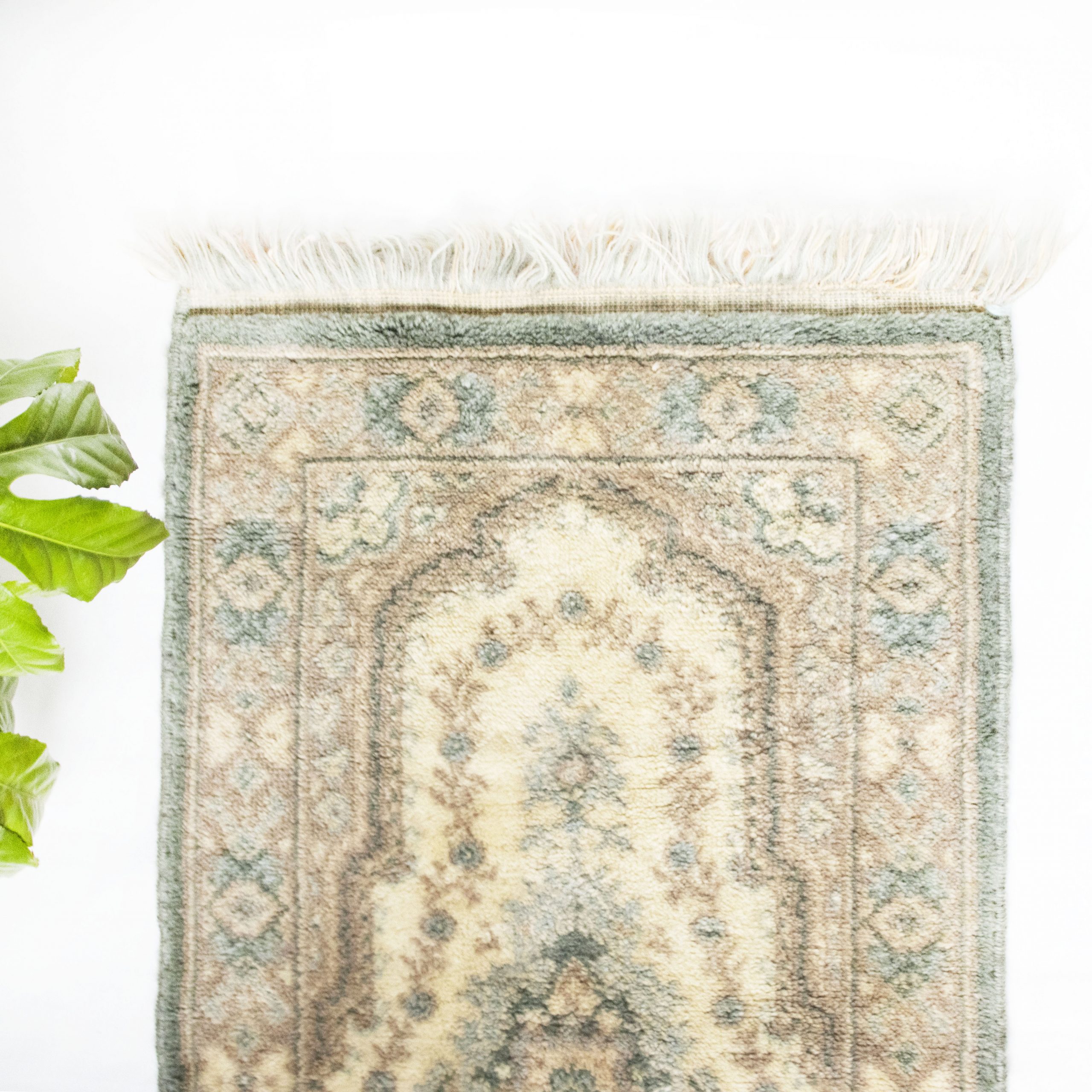 Kudde Anzai spanning Vintage tapijt/deurmat mint - End of April - End of April